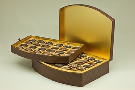 Assortment of chocolate dates