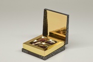 Classic collection / Hinged box / Small (4 dates) / Calabria black